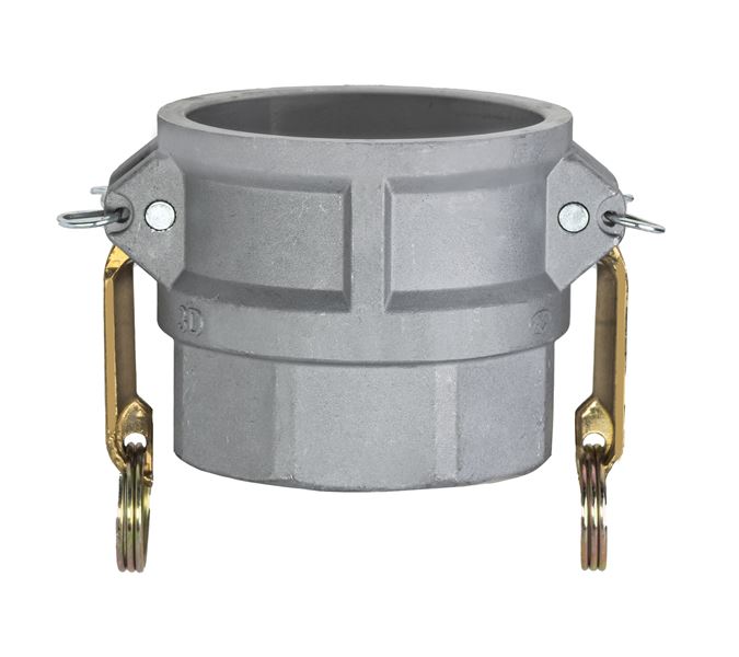 AL-D100 by Kuriyama | AL-D Series | Part D | Cam & Groove Adapter | 1" Coupler x 1" Female NPT | Aluminum