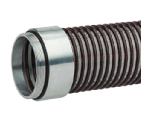 AL-MHM400 Tigerflex® by Kuriyama | AL-MHM Series | Full-Flow 4" Coupling Male x 4" Male NPSM | Aluminum