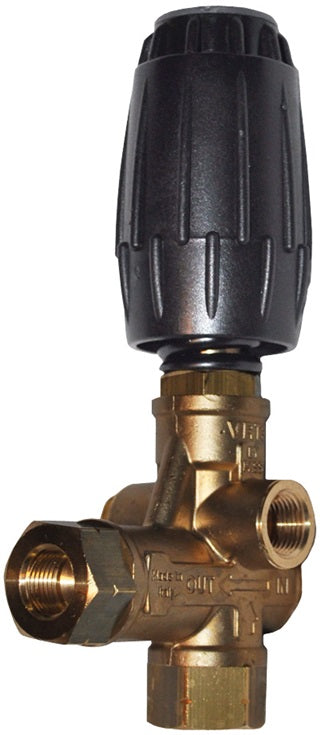 AL607 by Dixon Valve | Unloader Valve | 3/8" Female NPT Inlets | 3/8" Female NPT Outlet | Black Spring