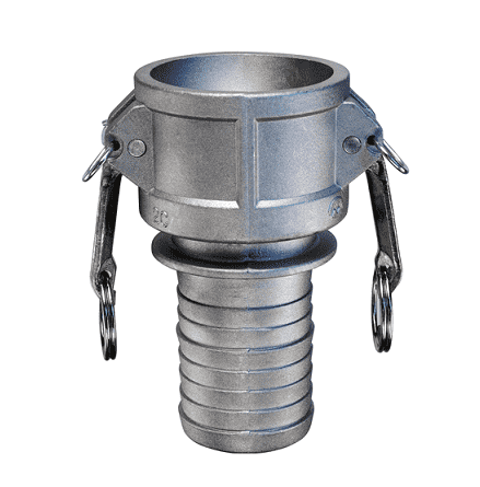 ALSH-C125 by Kuriyama | Quick-Acting Coupling | Part C | 1-1/4" Female Coupler x 1-1/4" Hose Shank | Aluminum