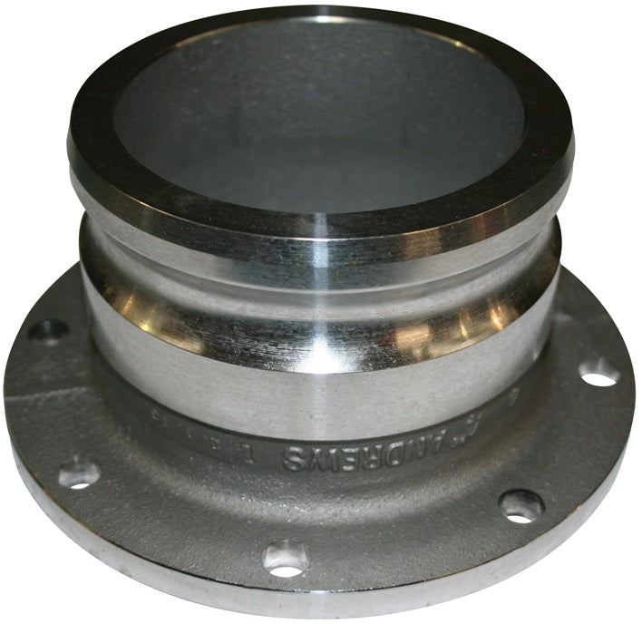 400-ALT-AL by Dixon Valve | Cam & Groove TTMA Flange Adapter | 4" Adapter x 4" TTMA Flange | Aluminum