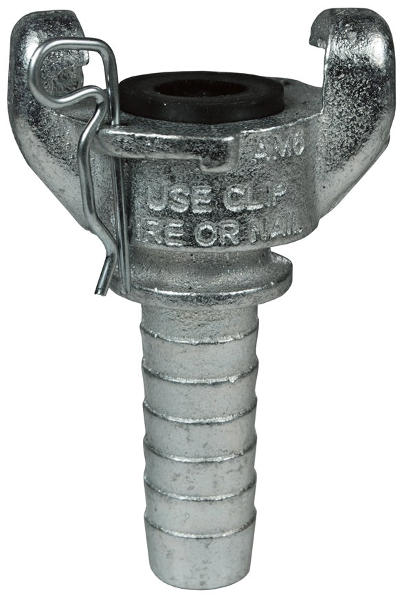 AM1 Air King® by Dixon Valve | Pneumatic Fitting | 2-Lug Hose End | Chicago Style x 1/2" Hose ID | Iron