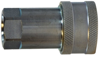 ANV14F by Midland | Hydraulic Quick Disconnect | ISO-A Female Pipe Coupler | 1/4" Body Size | 1/4" Female NPT | Steel