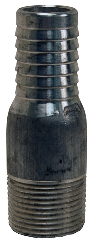 AST5 by Dixon Valve | King Combination Nipple | with Knurled Wrench Grip | 3/4" Male NPT x 3/4" Hose ID | Aluminum
