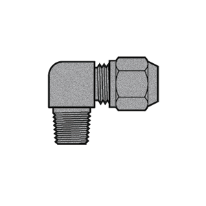 B-31469-06-06-BULK Breco by Foster | Air Brake | 3/8" Tube Compression x 3/8" Male NPTF Thread | 90° Elbow | Pack of 250