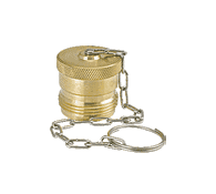 B-6109-08 by ZSi-Foster | Quick Disconnect | FWN Series | Wing Nut Couplers | Dust Plug | 3/4" | Brass