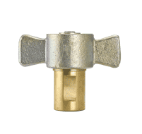 B-6125-12 by ZSi-Foster | Quick Disconnect | FWN Series | Wing Nut Socket | 3/4" | NPTF Thread: 3/4-14