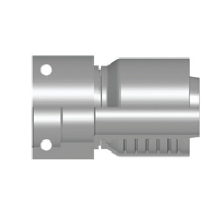 B-3232-SLFS Staplelok by Kuriyama | Rapid Staplelok Mining Fitting | -32 Hose Barb x -32 Female Staplelok End | Steel