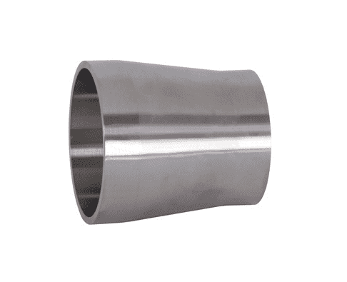 B19WX-R100 Dixon Valve 316L Stainless Steel Sanitary Tube OD Weld x Schedule 10S Weld Pipe Size Adapter - 1" Pipe Size