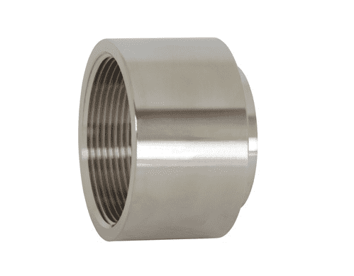 B22WB-G150 Dixon Valve 304 Stainless Steel Sanitary Female NPT x Weld End Adapter - 1-1/2" Tube OD