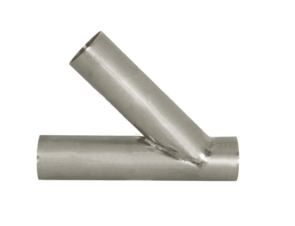 B28WA-R400U Dixon Valve 316L Stainless Steel Sanitary Unpolished Weld Lateral - 4" Tube OD