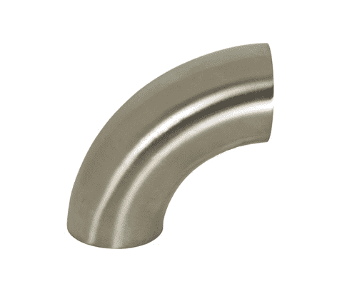B2WCL-G200P Dixon Valve 304 Stainless Steel Sanitary Polished 90 deg. Weld Elbow - 2" Tube OD