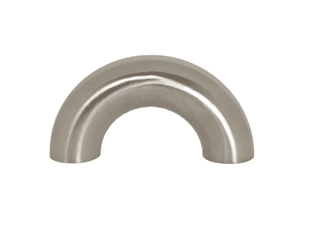 B2WUL-R250P Dixon Valve 316L Stainless Steel Sanitary Polished Weld 180 deg. Return Bend - 2-1/2" Tube OD