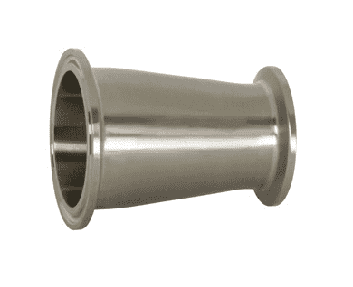 B3114MP-R250150 Dixon Valve 316L Stainless Steel Sanitary Clamp Concentric Reducer - 2-1/2" x 1-1/2" Tube OD