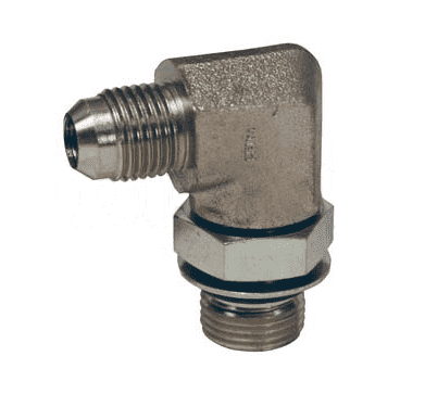 B3801-6-6 Dixon Valve Zinc Plated Steel 9/16"-18 Male 37 deg. JIC Flare x 3/8"-19 Male BSPP 90 deg. Elbow