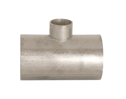 B7RWWW-R300200U Dixon Valve 316L Stainless Steel Sanitary Unpolished Reducing Weld Tee - 3" x 2" Tube OD