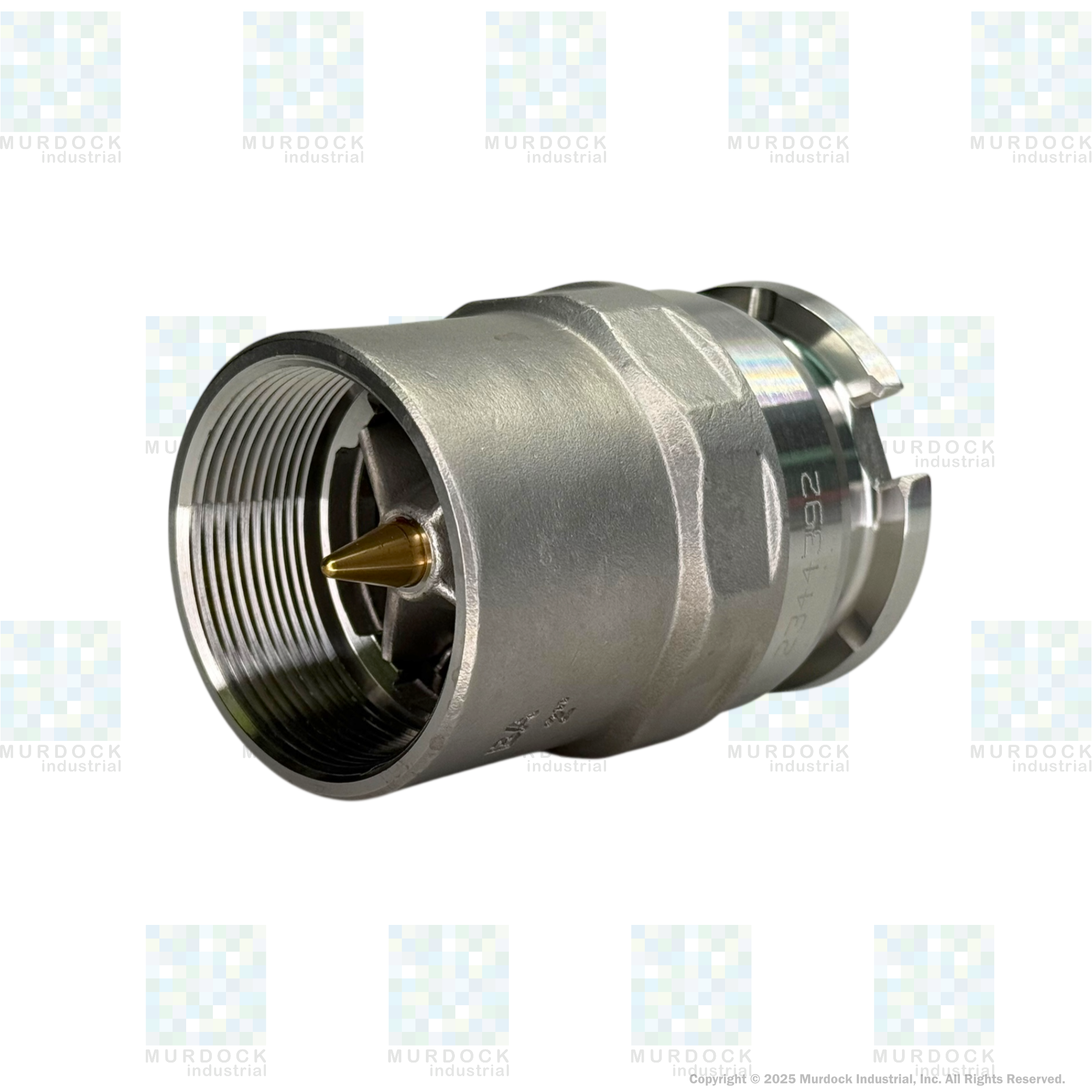BA32-200 by Dixon Valve | Dry Disconnect | Bayonet Style | 2" Size | Adapter x Female NPT | FKM Seal | Stainless Steel