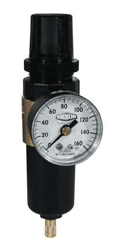 BB3-01AGMB Dixon Valve Wilkerson 1/8" Miniature Filter / Regulator with Metal Bowl - Automatic Drain - 13 SCFM