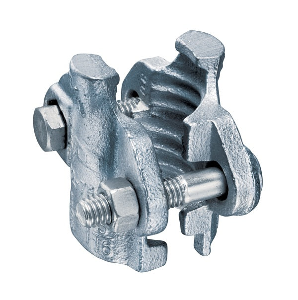 BC2-075A by Kuriyama | BC2 Series | 2-Bolt Interlocking Hose Clamp | 3/4" Hose ID | 1-3/16" to 1-5/16" Clamp Size Range | Plated Ductile Iron