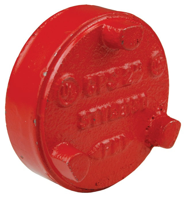 BEC25 by Dixon Valve | Series-BE | Blank Cap | for Grooved End Fittings | 2-1/2" Nominal Size | Ductile Iron