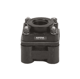 BF220BD by Banjo | IBC Tank Accessories for Bolted "Bottom Drain" Tank Flange | 2" x 2" Full Port Threaded Flange | 150 PSI | Gasket: EPDM | Polypropylene | Pack of 5
