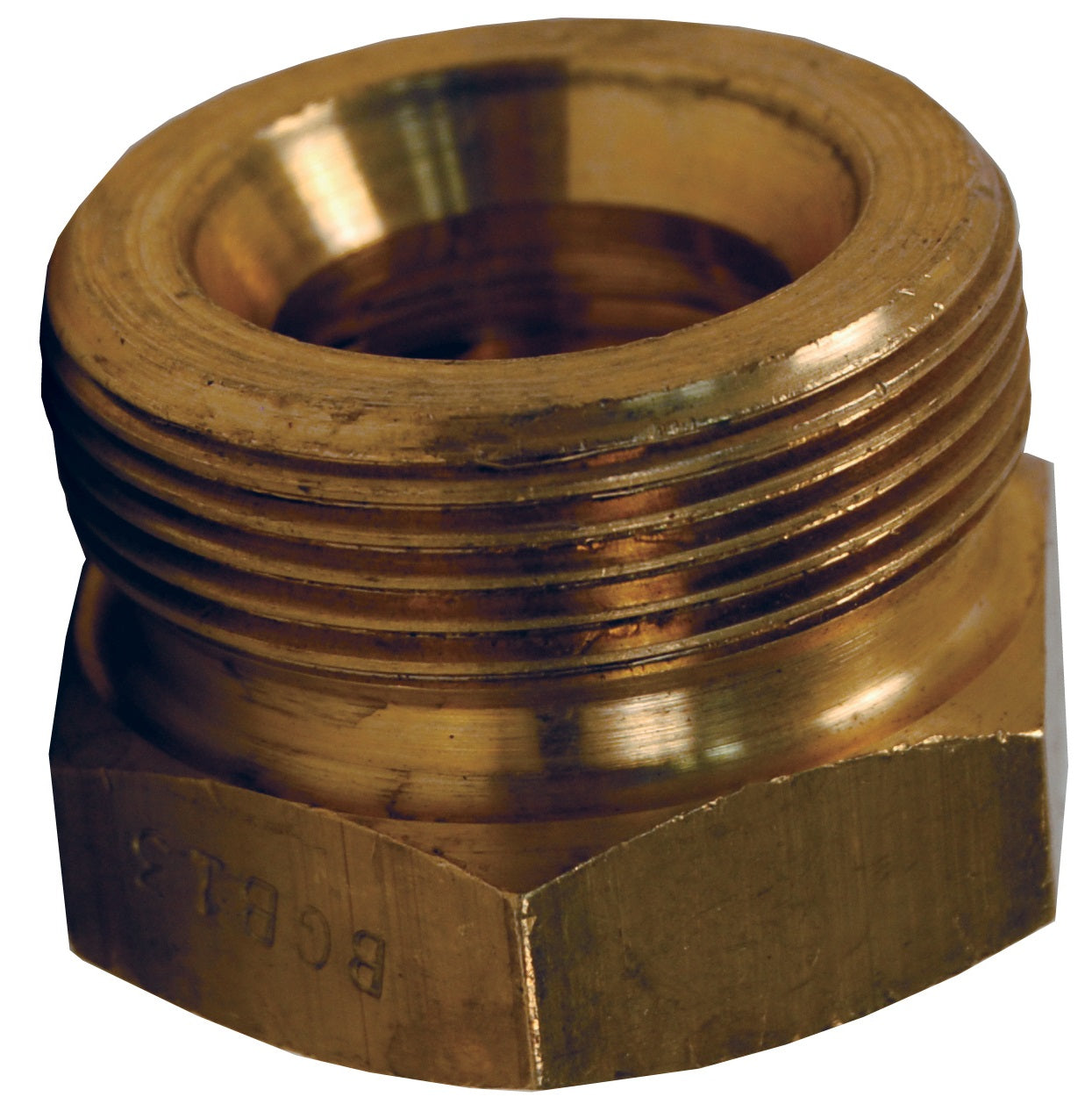 BGB8 by Dixon Valve | Boss® Ground Joint | Female Spud | 3/4" Female NPT x Wing Nut Thread | Brass