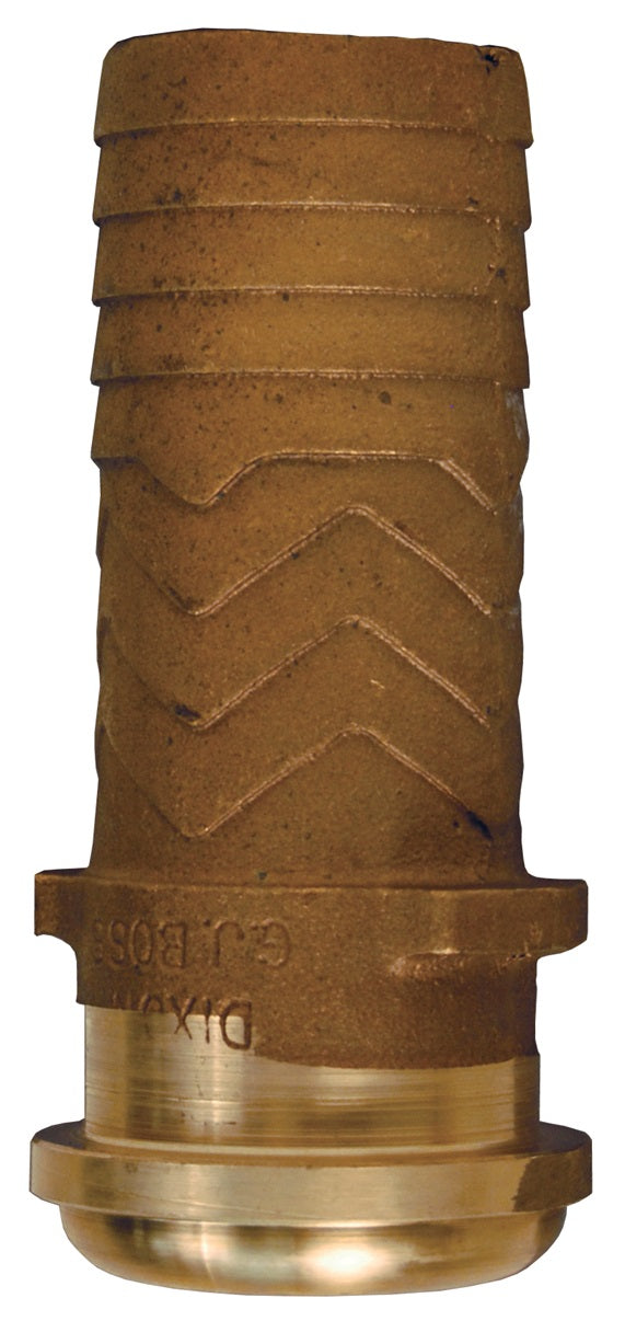 BGB6 by Dixon Valve | Boss® Ground Joint Stem | 3/4" Hose Shank | Brass