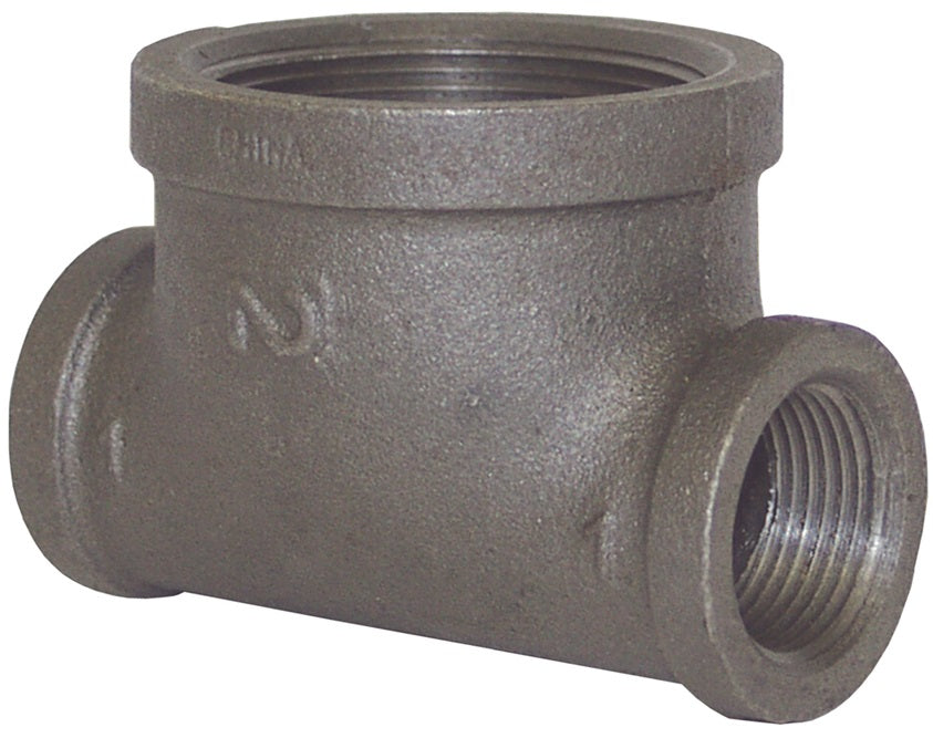 BHT2025 by Dixon Valve | Bull Head Tee Reducer Adapter | 2" Female NPT x 2" Female NPT x 2-1/2" Female NPT (Branch) | 150# Iron