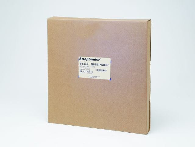 ST430 by Strapbinder | Bigbinder Band | 3/4" Width | .044" Thickness | 201 Stainless Steel | 100 ft