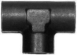 FBM5151 (FCM5151) Eaton Aeroquip® 1/4" Female Pipe x 1/4" Female Pipe x 1/4" Female Pipe Tee Adapter - Black Anodized Aluminum