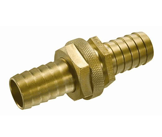 BRGHT050 by Kuriyama | Hydrant & Garden Hose Shank x Hose Shank with 1/2" GHT Threads | Brass