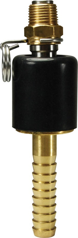 BSA34 by Dixon Valve | Swivel Connector for Washdown Spray Gun | Ball Type Swivel | 3/8" Male NPT x 1/2" Hose ID | Brass