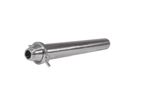 BSCCQ2-R200 Dixon Valve Bradford 2" 316L Stainless Steel Sanitary In-line Filter / Strainer - Long
