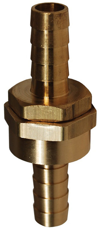 BS406 by Dixon Valve | Machined Short Shank Hose Coupling | Complete Coupling | 1/2" Hose ID | 3/4" Male NPSM x 3/4" Female NPSM | Brass