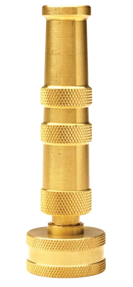 500AN4 by Dixon Valve | Twist Nozzle (Imported) | 3/4" Female GHT | 4" Length | Extruded Brass