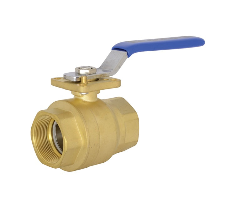 BV2BV-07511-A Dixon Valve 3/4" Two-Piece Industrial Brass Ball Valve - Female NPT x Female NPT - PTFE Seat - Standard Handle