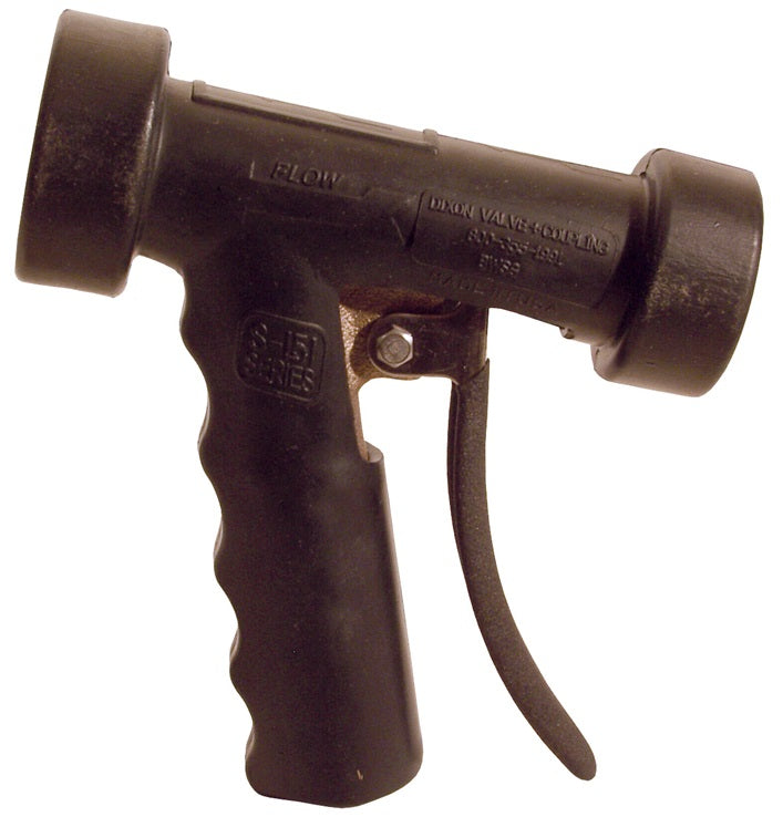 BWSG by Dixon Valve | Hot Water Washdown Spray Nozzle | 1/2" Female NPT Inlet | Black Cover | Brass