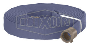 PW625B100RAS Dixon Double Jacket Potable Water Hose - Blue - Coupled - Female x Male NPSH Expansion Ring Couplings (Aluminum) - 2-1/2" Hose Size - 100ft Length