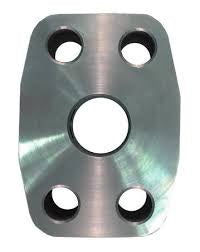 1940-61-12 by Brennan Inc. | -12 O-Ring Flange Spacer with Side Gage Ports | Code 61 | Steel