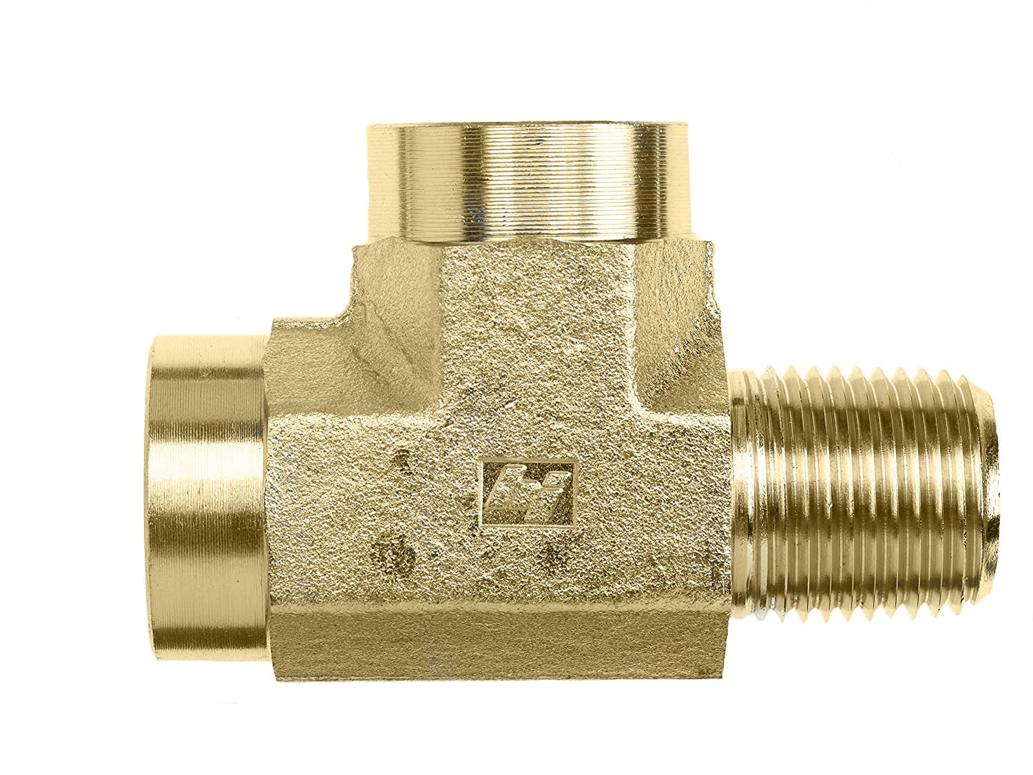 5602-04-04-04-B by Brennan Inc. | -04 Male Pipe x -04 Female Pipe x -04 Female Pipe Street | Tee | Brass