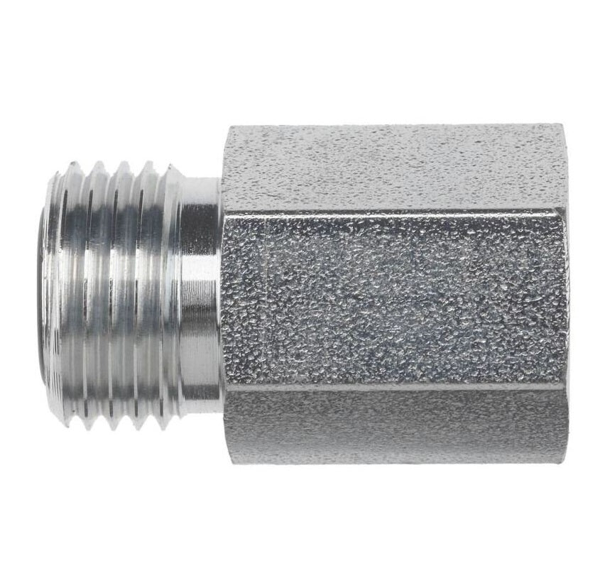 FS2405-16-16-SS by Brennan Inc. | -16 Male Face Seal x -16 Female Pipe | Straight | Stainless Steel