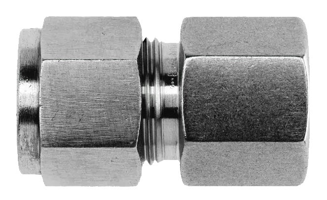 NS2405-02-04-SS by Brennan Inc. | -02 Instrumentation Fitting Single Ferrule x -04 Female NPT | Straight | Stainless Steel