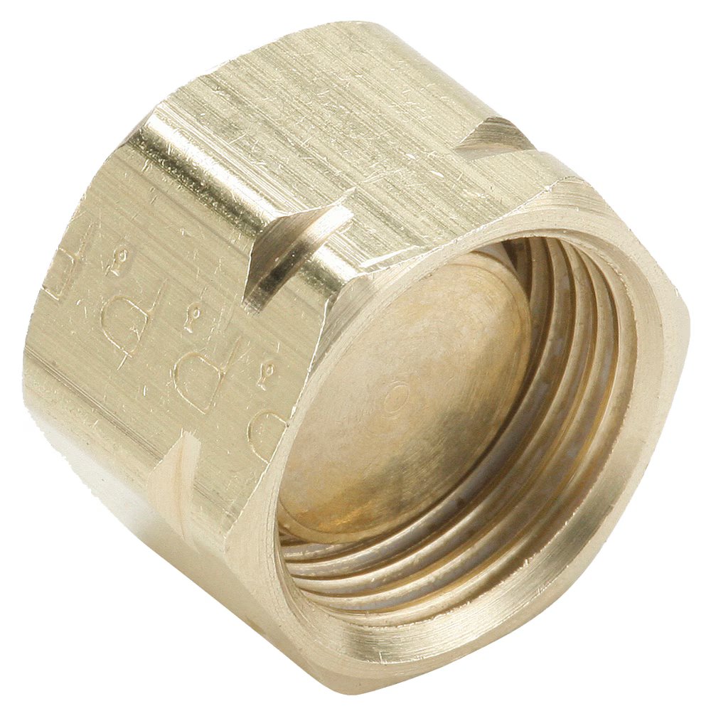 59CA-4 by Parker | Compress-Align® Fittings | 1/4" Plug x 7/16" Thread | 1/2" Hex | Brass | Pack of 25