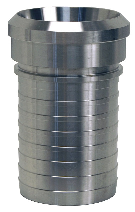 CBSR100 by Dixon Valve | Sanitary Crimp Stem | 1" Bevel Seat End x 1" Hose ID | 316 Stainless Steel