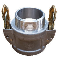CGBSL-400-A1 by Midland | Crimplok Self Lock Cam & Groove | Type B | 4" Female Coupler x 4" Male NPT | Aluminum