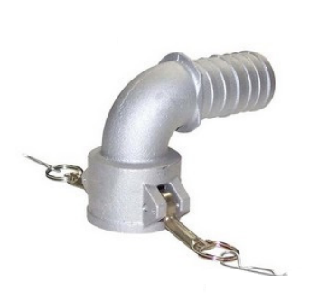 CGC-2090-A by Midland | Cam and Groove | Part C | 90° Coupler | 2" Female Coupler x 2" Hose Shank | Aluminum