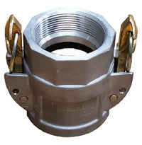 CGDSL-300-A1 by Midland | Crimplok Self Lock Cam & Groove | Type D | 3" Female Coupler x 3" Female NPT | Aluminum