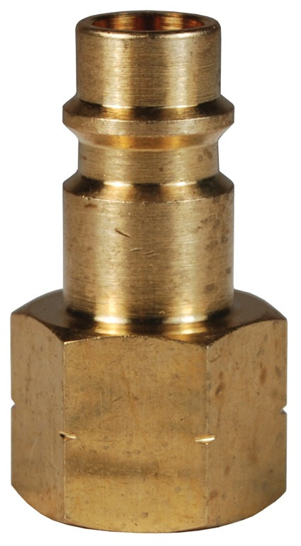 CJ2F2-B by Dixon Valve | Pneumatic Quick Disconnect Coupling | CJ-Series | 1/4" Female NPT x 1/4" European Interchange | Plug | Brass
