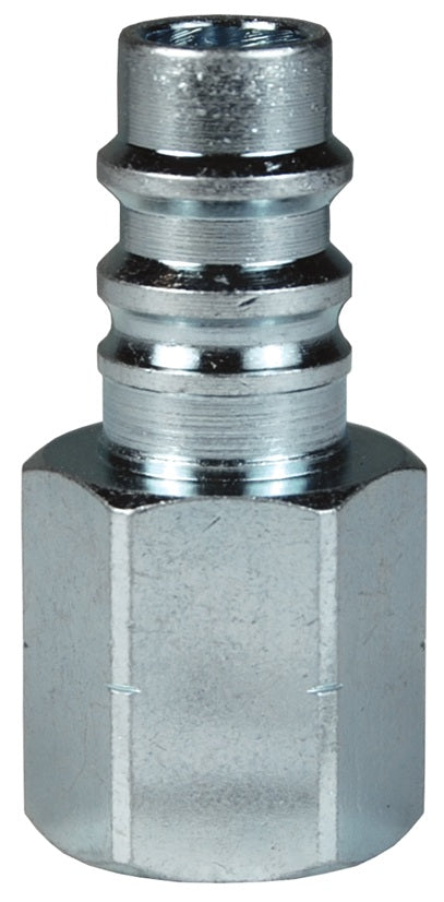 CJ3BF3 Dixon Valve Steel CJ-Series Quick Disconnect 3/8" European Interchange Pneumatic Nipple - 3/8"-19 Female BSPP