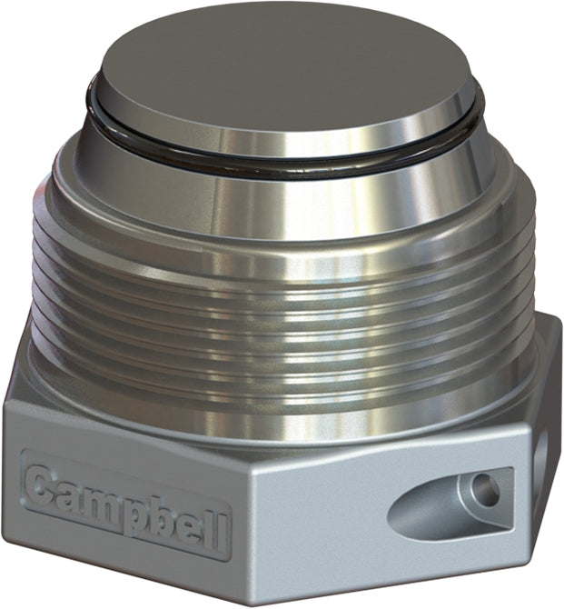 CJDP-4A by Campbell Fittings | CHEMJOINT™ VITON® SEAL DUST PLUG with ACME Threads | 1" Plug | 316 Stainless Steel